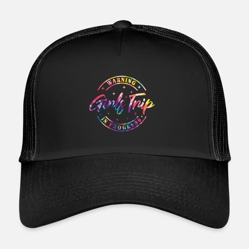 Voyage d’avertissement des filles en cours Casquette trucker 