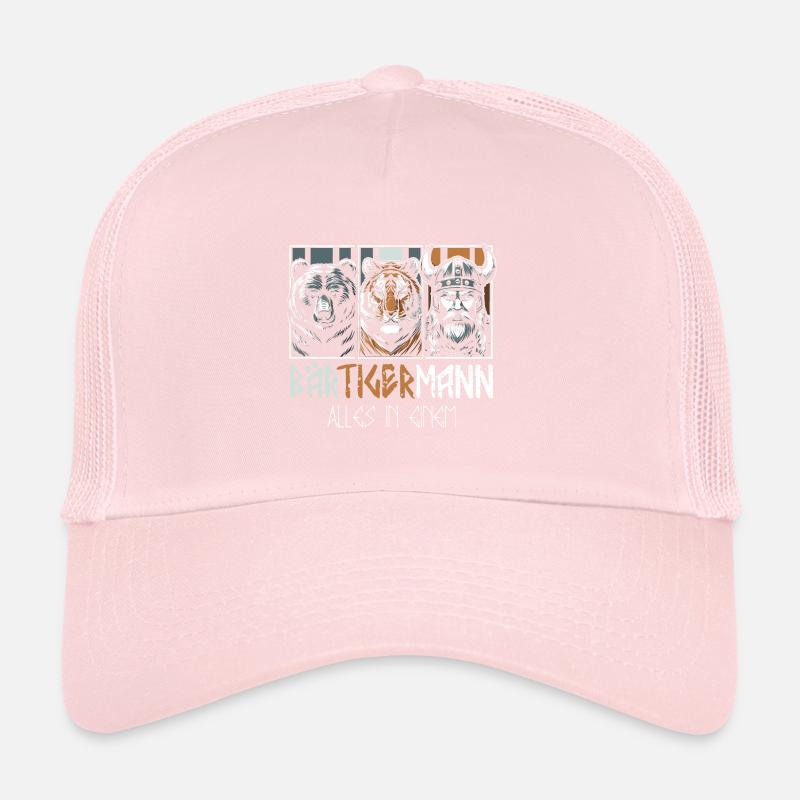Bärtigermann Bär Tiger Mann Geschenk Bart Trucker Cap