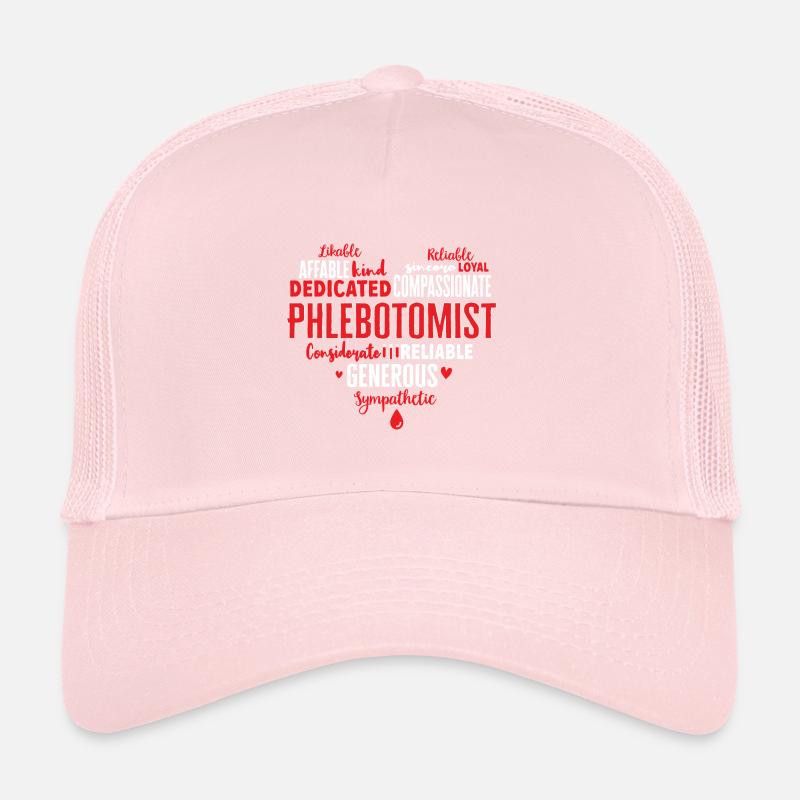 Phlebotomie Blutabnahme Blut Krankenschwester Trucker Cap