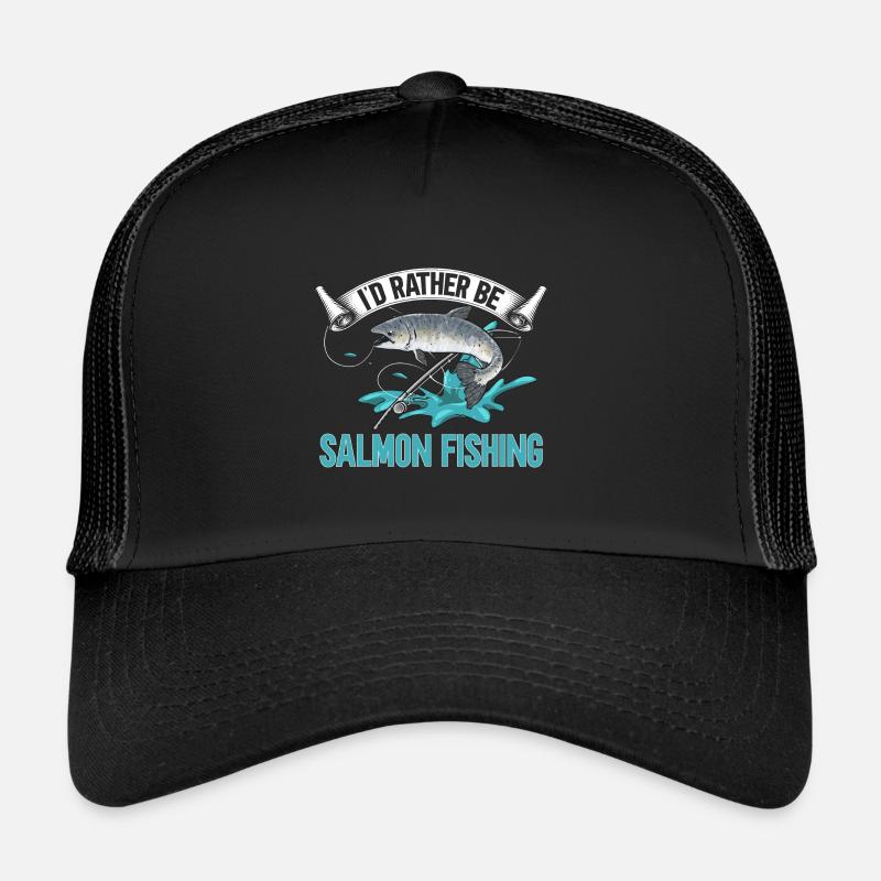 Lachsfischen Fischer Lachs Angler Trucker Cap