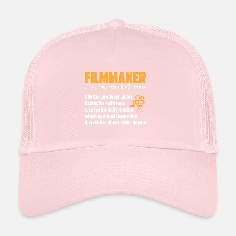 Monteur vidéo Cinéaste Vidéaste Casquette trucker 