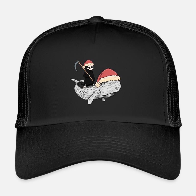 Whale Whale Death Fantasy Dark Ocean Fish Fish Trucker Cap