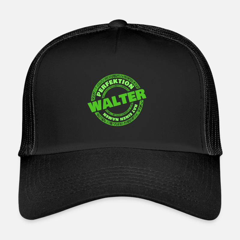 Walter als Walter - Trucker Cap - Schwarz/Schwarz