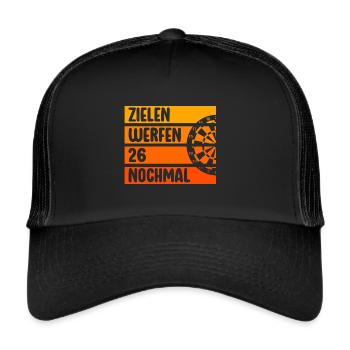 Funny Darts and Darts Gifts for Darts Players - Trucker Cap - black/black - Front