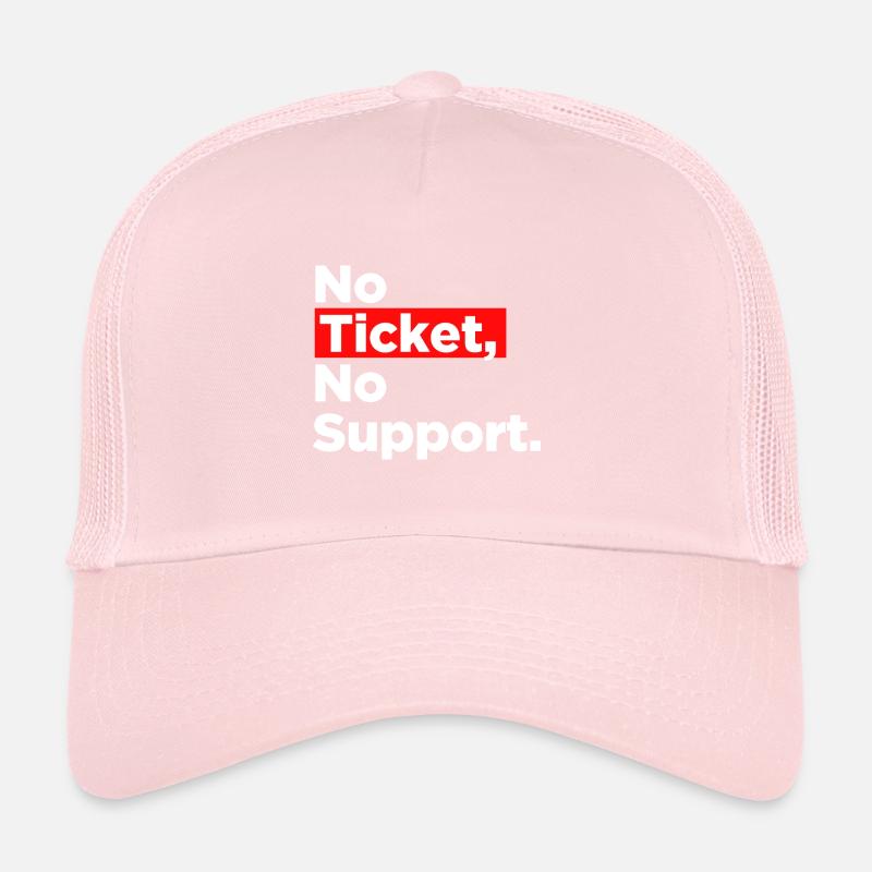 No Ticket No Support Computer Scientist IT Administrator Trucker Cap