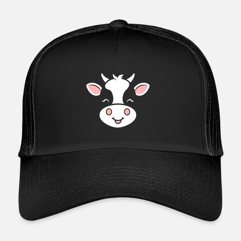 Kuh - Trucker Cap - Schwarz/Schwarz