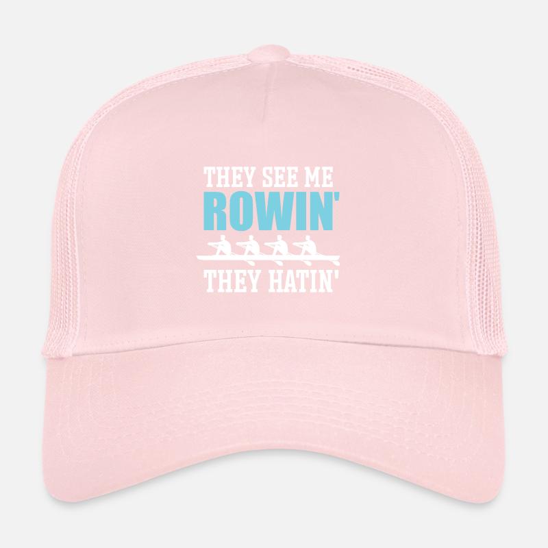 Rowing Team Funny Rowing Trucker Cap