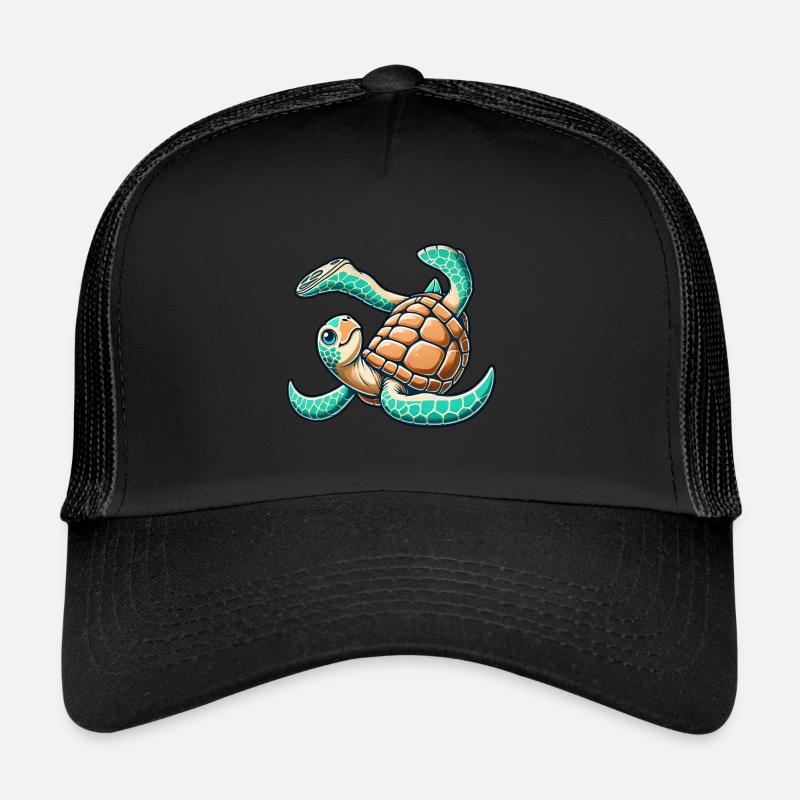 Clumsy turtle in handstand Trucker Cap