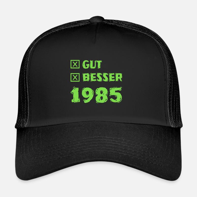 Year 1985 Trucker Cap