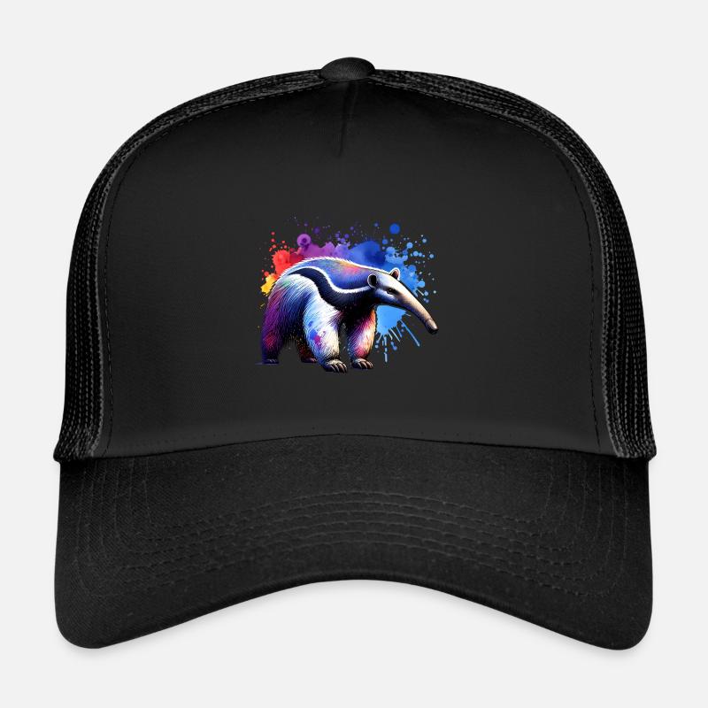 Ameisenbär - Trucker Cap - Schwarz/Schwarz