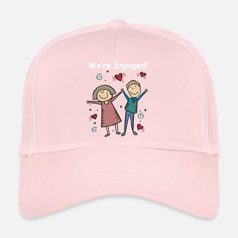 We Are Engaged Trucker Cap
