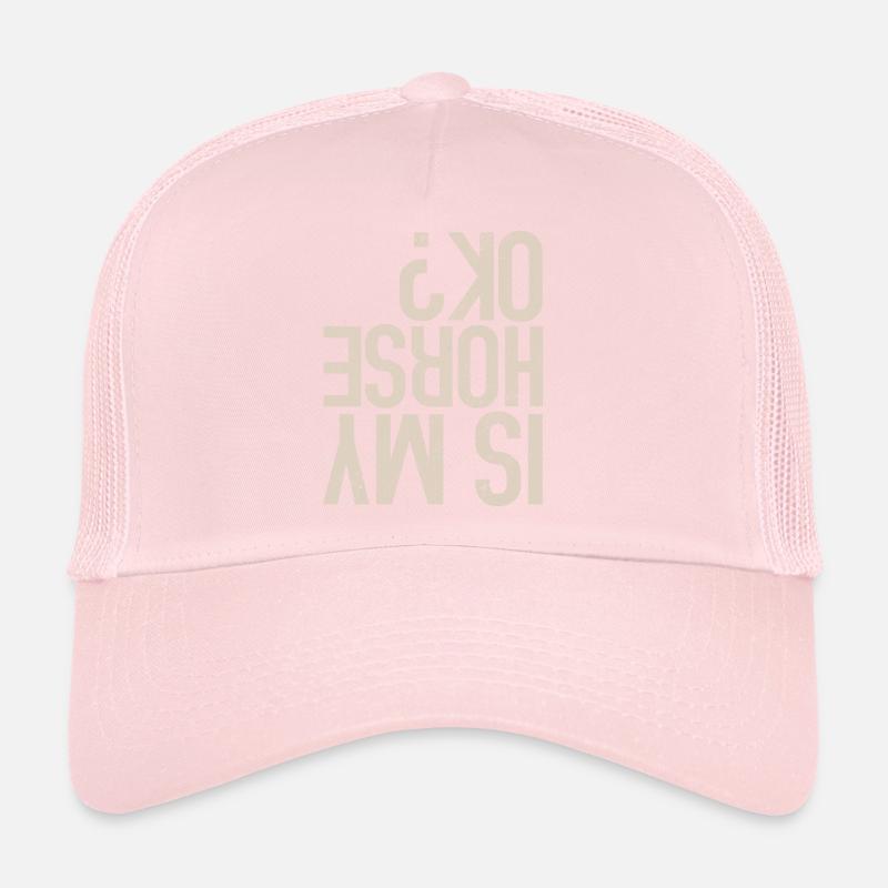Chemise de cheval drôle Casquette trucker 
