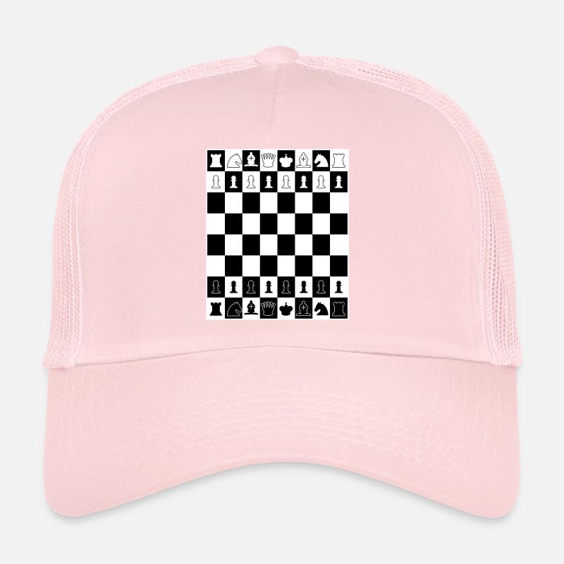 Chess Chessboard Checkmate Trucker Cap