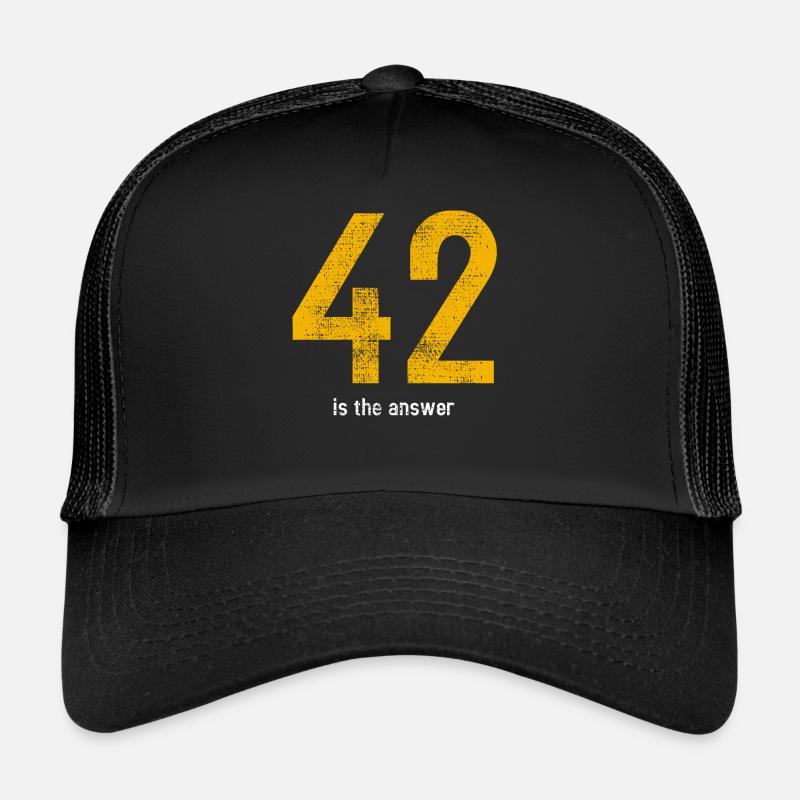 42 ist die Antwort Trucker Cap