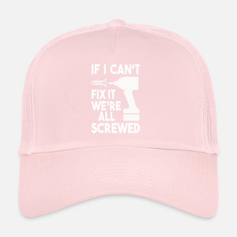 Handwerker Reparatur Heimwerker Techniker Geschenk Trucker Cap