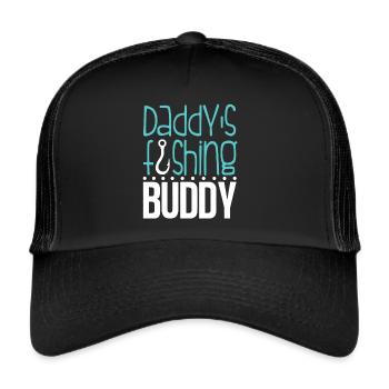 Das Buddy-Shirt des Vatis - Trucker Cap - Schwarz/Schwarz - Vorne