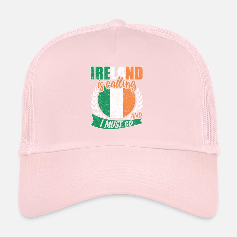 Drapeau national de Dublin Irlande Casquette trucker 