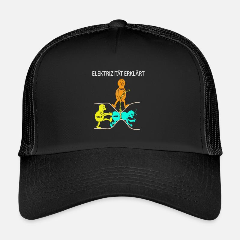 Elektrizitaet einfach rklärt Trucker Cap