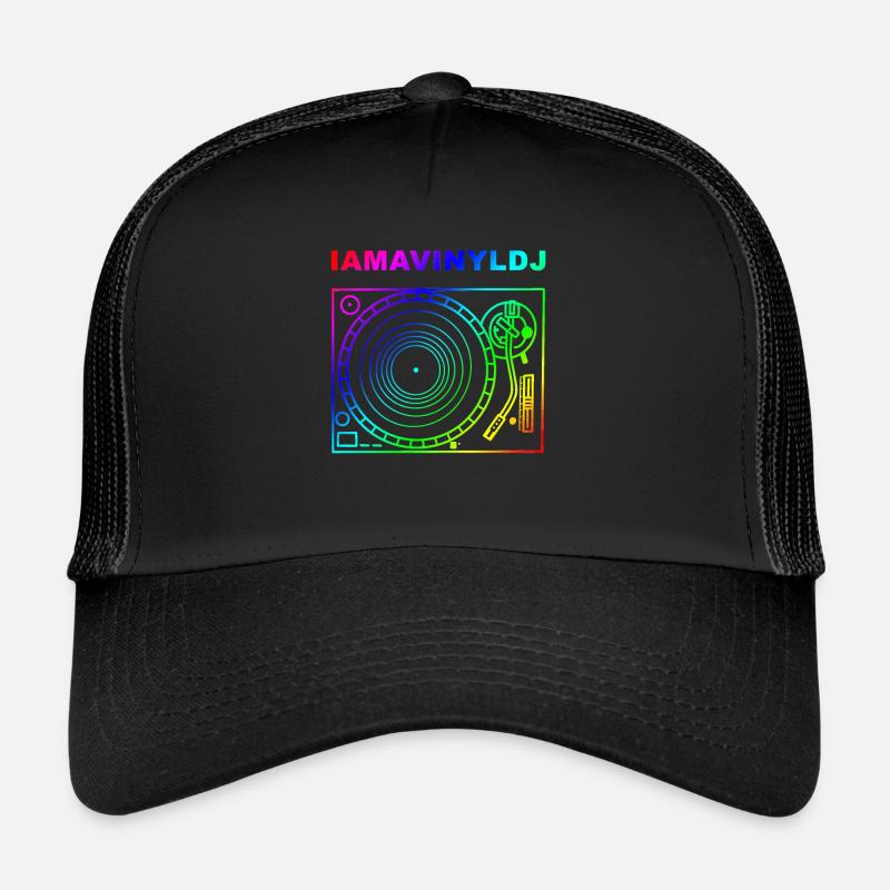 I AM A VINYL DJ Trucker Cap