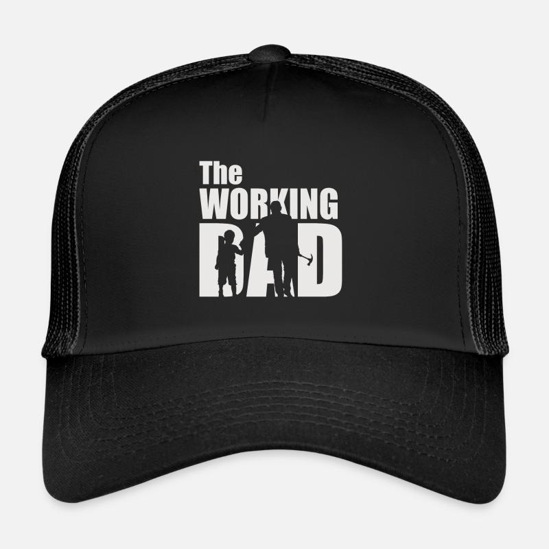 The working DAD gift fathers father dad Trucker Cap