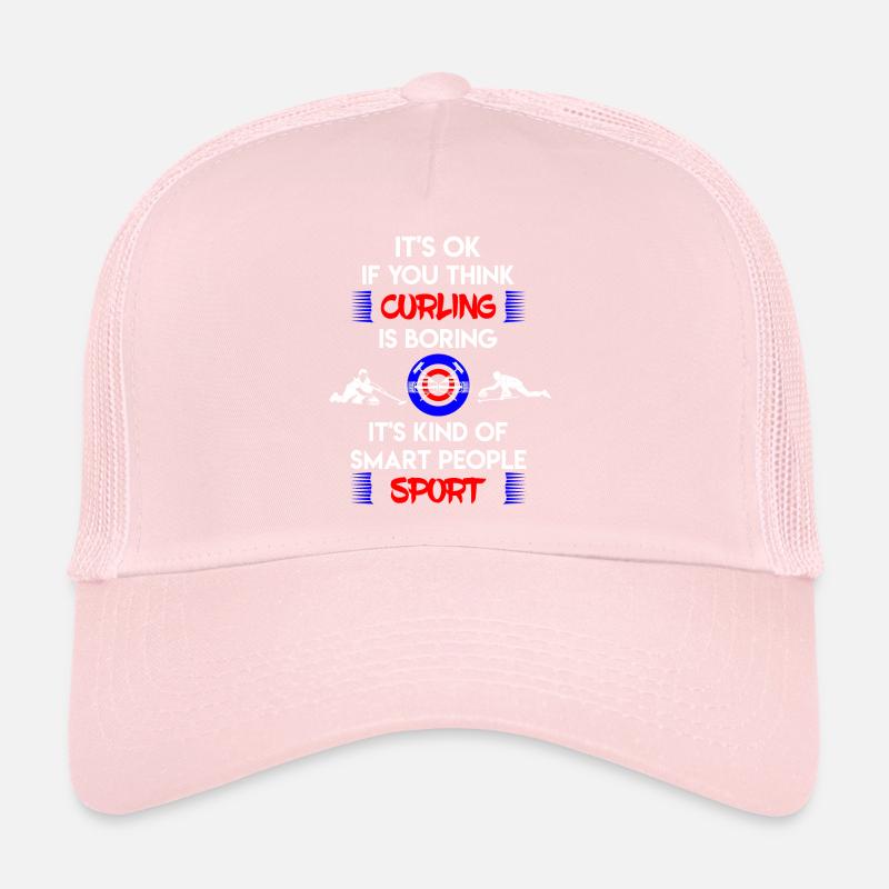 Curling curling Trucker Cap