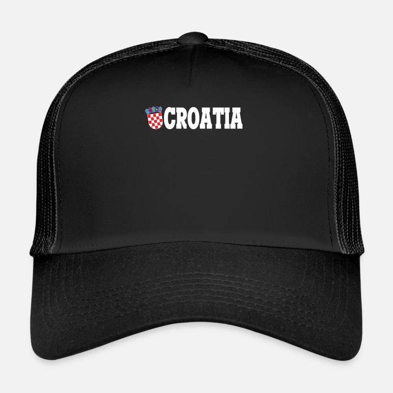 Croatia Croatia - Trucker Cap - black/black