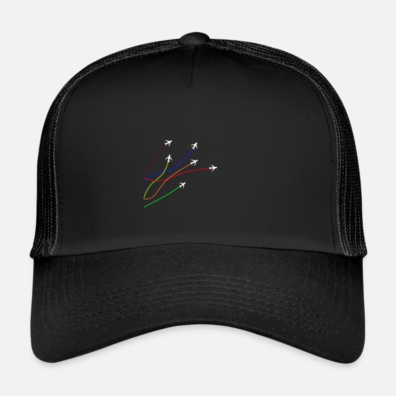 Pilot Flugzeug bunt Trucker Cap