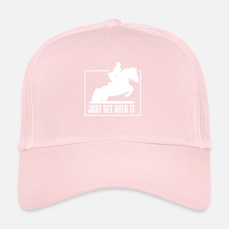 Cheval équestre sautant Casquette trucker 