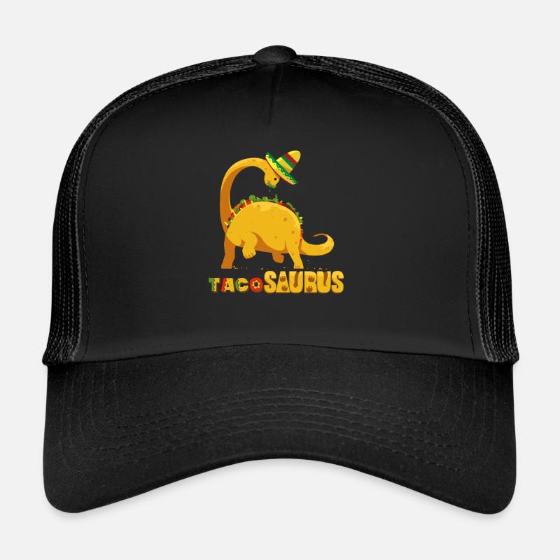 Dinosaur Taco Sombrero Mexico Dino Gift Trucker Cap