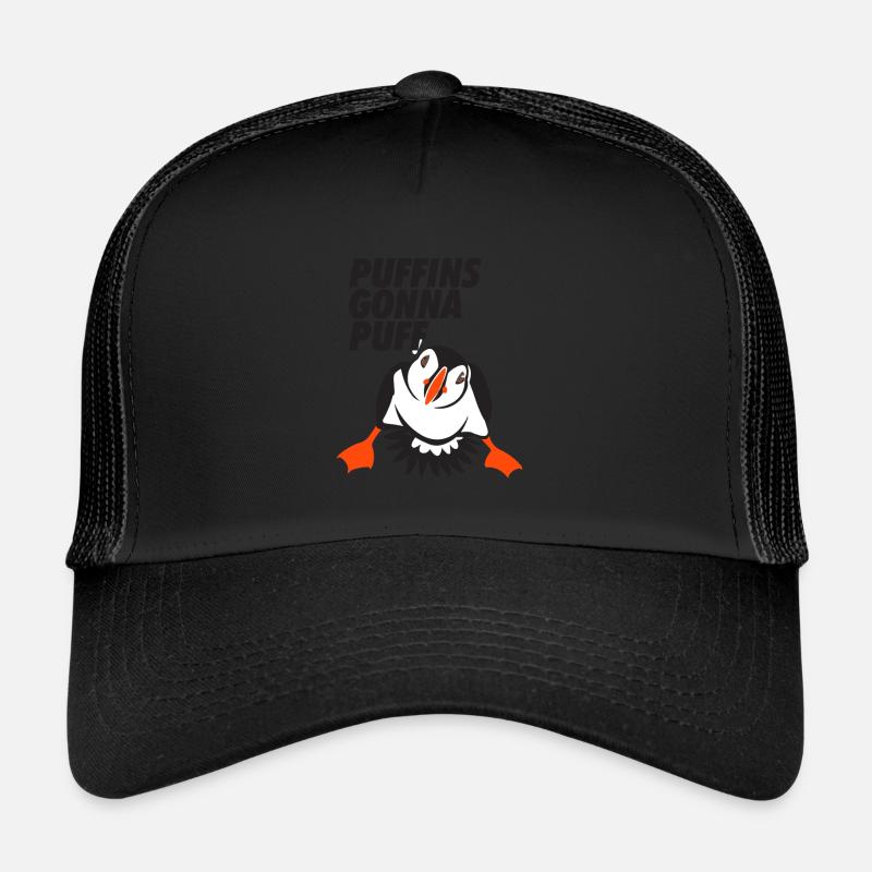 Puffin Island Parrot Diver Bird North Gift Trucker Cap