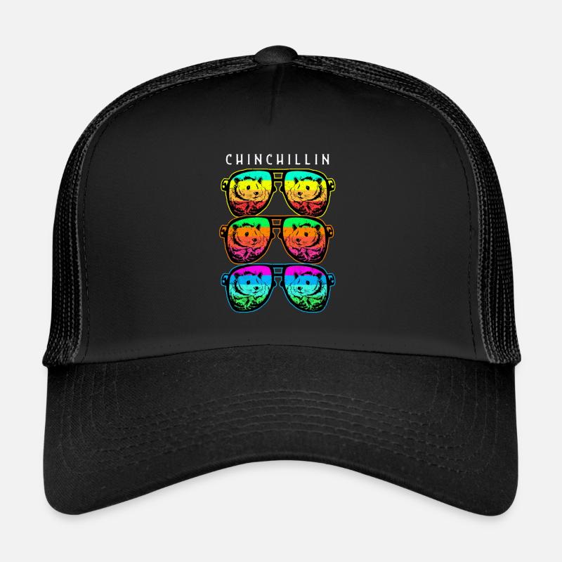 Chinchilla - Trucker Cap - Schwarz/Schwarz