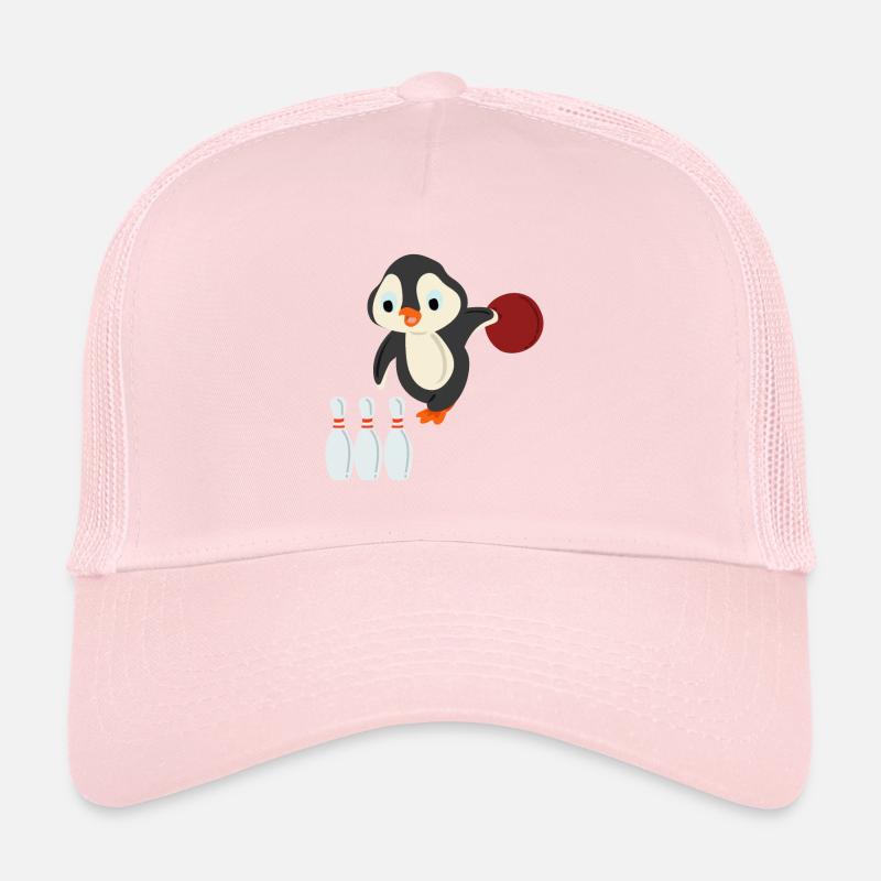 Bowling Penguin Casquette trucker 