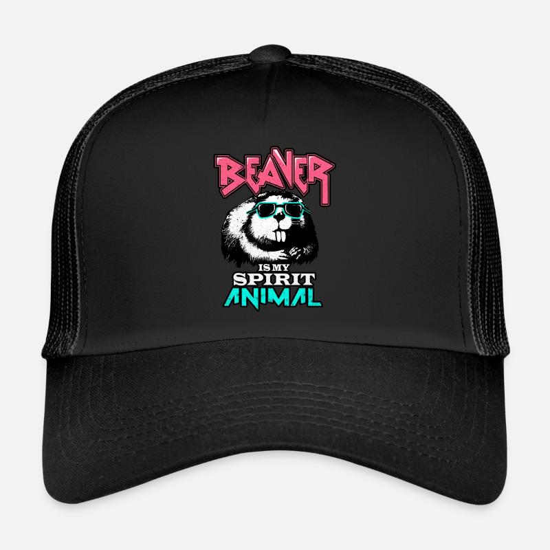 Beaver - Trucker Cap - black/black