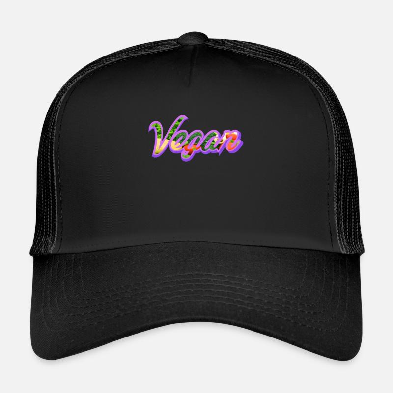 Végétalien végétalien Casquette trucker 