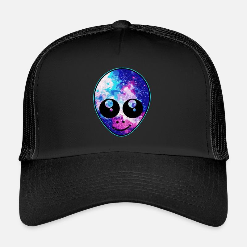 Aliens - Trucker Cap - Schwarz/Schwarz
