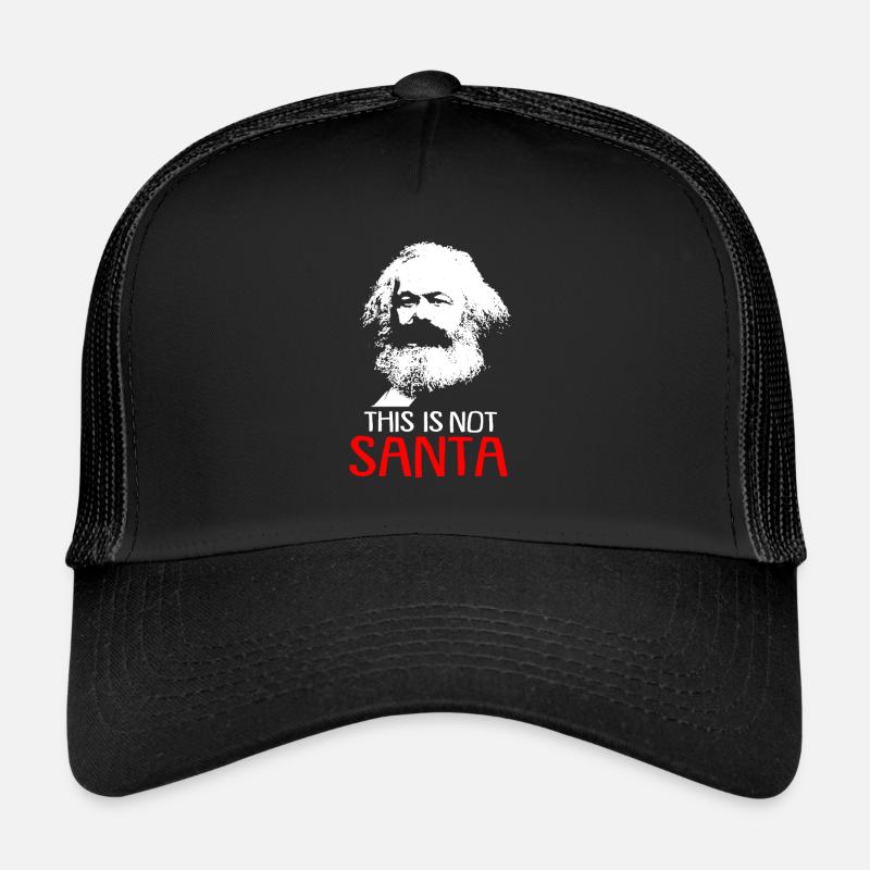 Communisme Lénine Marx Lutte des classes social - Casquette trucker  - noir/noir