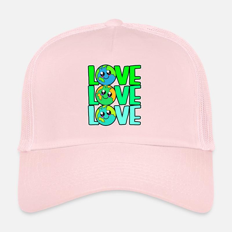 Climate Change Earth Day Environmental Protection Eco Organic Earth Trucker Cap