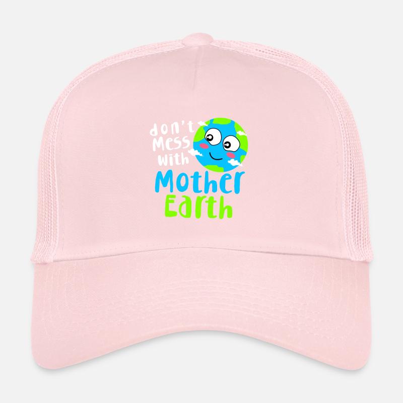 Climate Change Earth Day Environmental Protection Eco Organic Earth Trucker Cap
