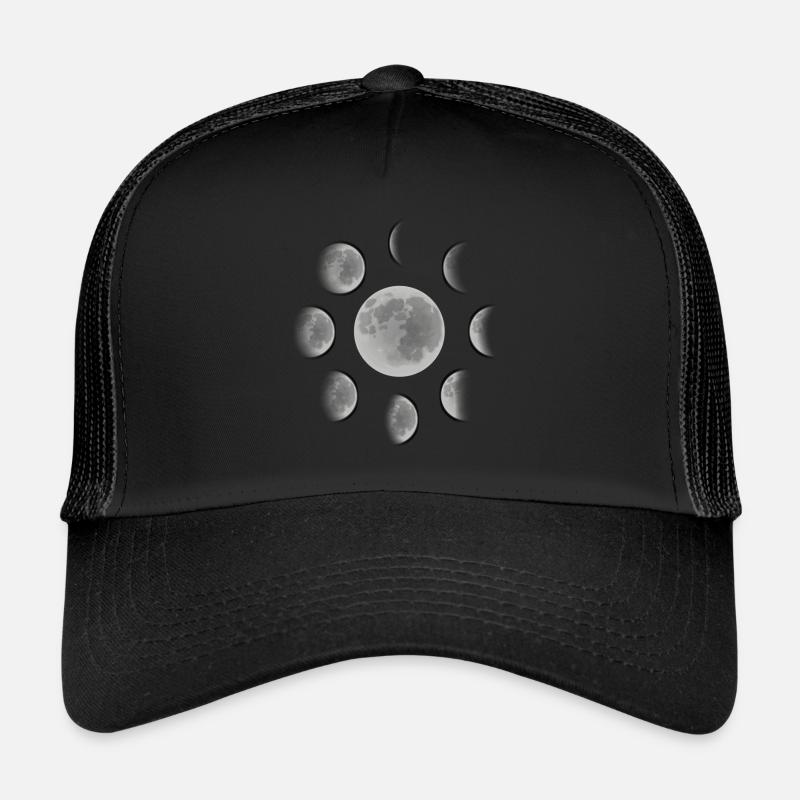 Monde Vollmond Halbmond Trucker Cap