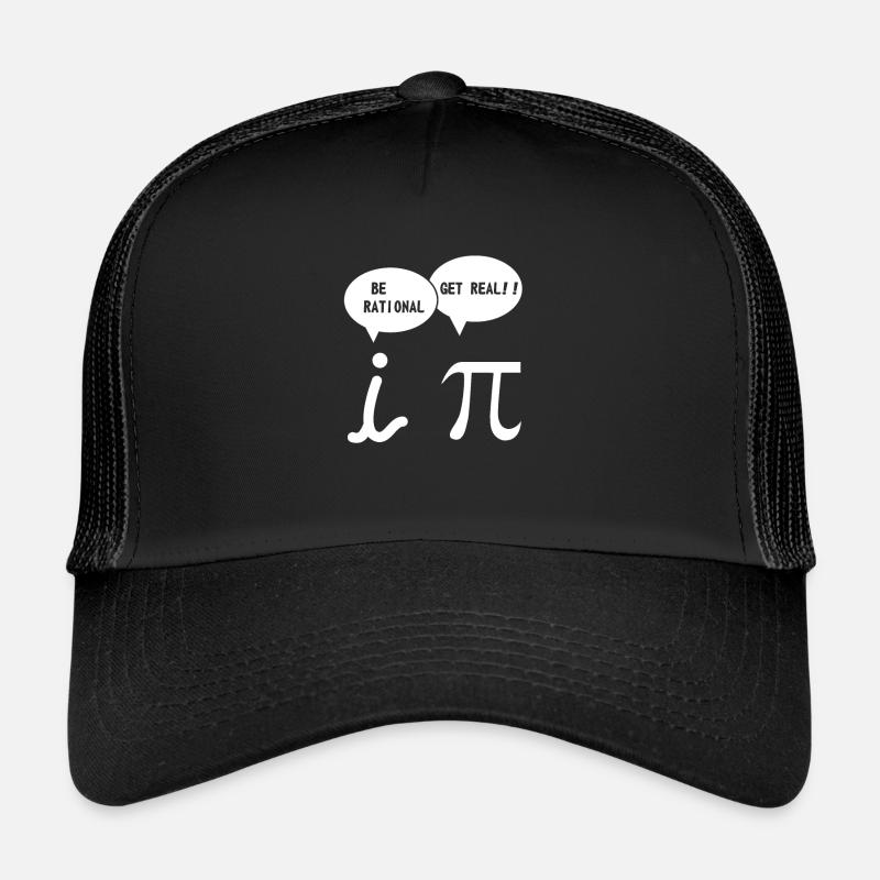 Maths Nerds - Casquette trucker  - noir/noir