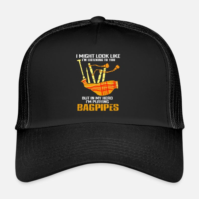 Dudelsack - Trucker Cap - Schwarz/Schwarz