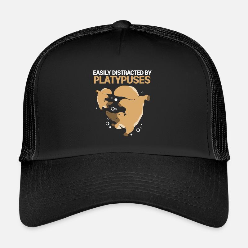 Platypus Platypus Australia Backpacker Duck Trucker Cap