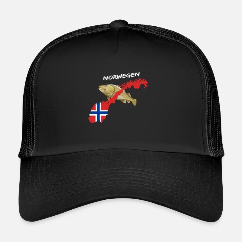norway cod card cod hunter gift Trucker Cap