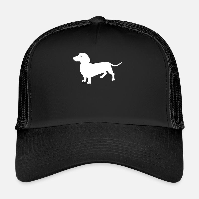 Dachshund - Trucker Cap - Schwarz/Schwarz