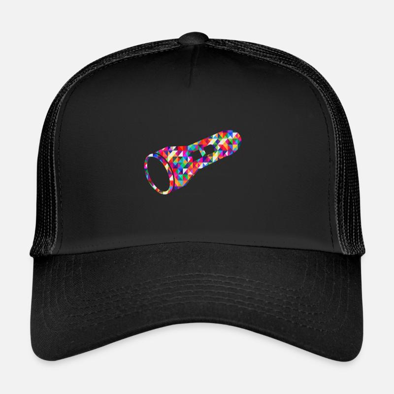 flashlight - Trucker Cap - black/black