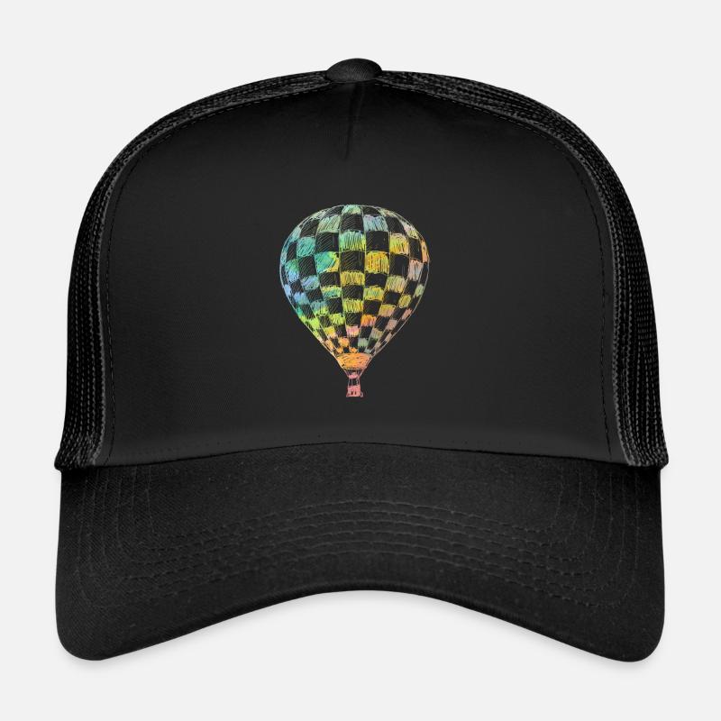 Balloon - retro - Trucker Cap - black/black