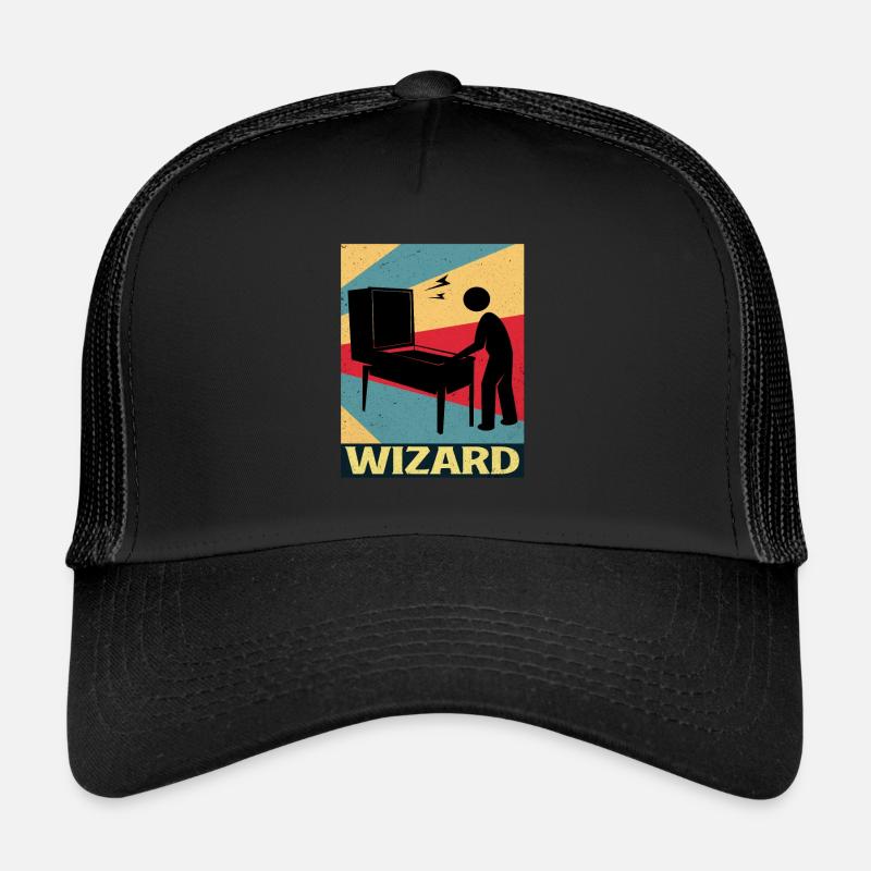 Flipper - Casquette trucker - noir/noir