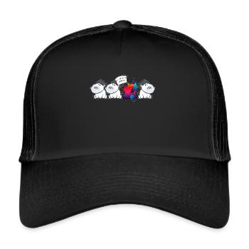 Especially Anders Unicorns Colorful - Trucker Cap - black/black - Front