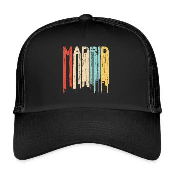Madrid - Trucker Cap - black/black - Front