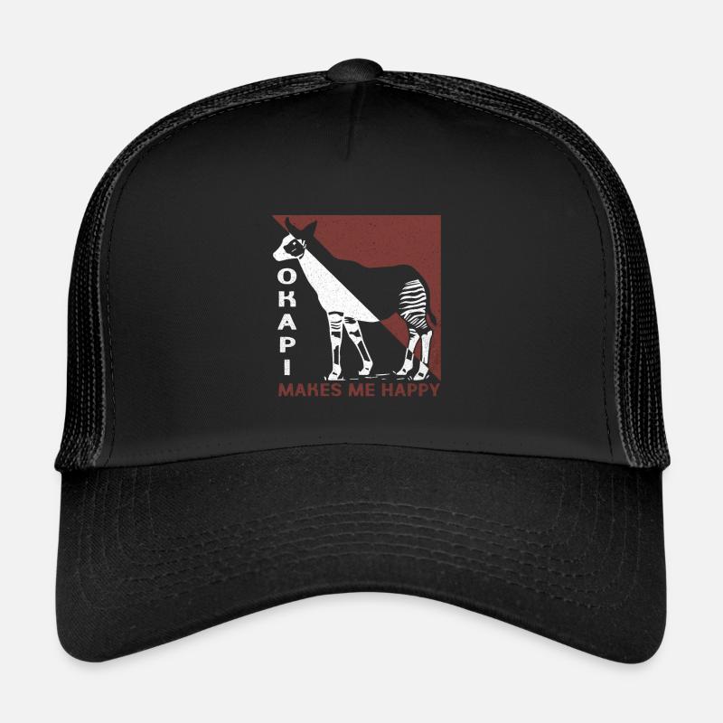 Okapi - Trucker Cap - Schwarz/Schwarz